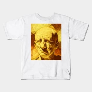 Cato the Elder Golden Portrait | Cato the Elder Artwork 9 Kids T-Shirt